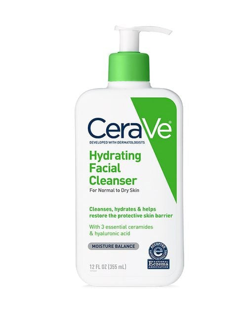 CeraVe Hydrating Cleanser Moisture Balance for Normal to Dry Skin, 12 Oz